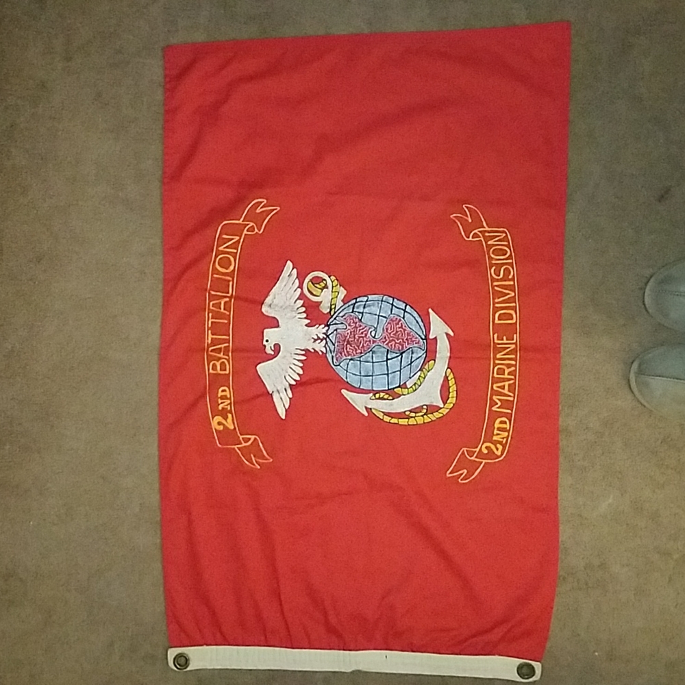 Vintage USMC flag